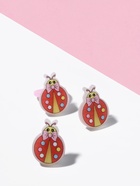 Набор детский «Выбражулька» 2 предмета: клипсы, кольцо, божья коровка, МИКС (комплект 3 шт) - фото 61074803