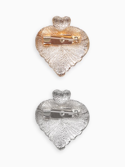 Брошь «Сердце из рукопожатия», МИКС