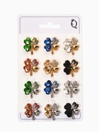 Брошь «Клевер», МИКС, (неделимая фасовка 12 шт., цена за шт.) 10839202