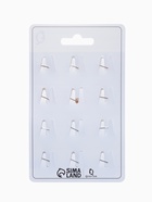 Брошь «Клевер» кошачий глаз, МИКС (комплект 12 шт) - фото 48777390