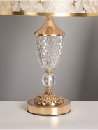 Лампа настольная «Премьер» 1×40 Вт Е27 + ночник 3 Вт золото 27.5×27.5×46 см - Фото 4