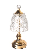 Лампа настольная RISALUX «Элли», LED, 10 Вт, золото, 13.5×13.5×31 см - фото 809489789