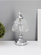 Светильник настольный RISALUX «Бабочки», интерьерный, LED, 10 Вт, хром, 15.5×15.5×33 см - Фото 5