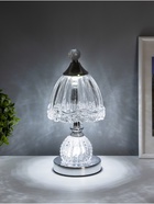 Светильник настольный RISALUX «Переливы», интерьерный, LED, 10 Вт, ночник 3 Вт, хром, 13.5×13.5×33 см - Фото 6