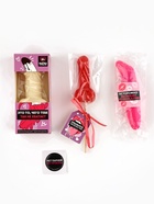 УЦЕНКА Минигифтбокс "Удовольствие": леденец, фигурка, стикер, вибратор - Фото 3