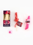 УЦЕНКА Минигифтбокс "Сильная и независимая": леденец, фигурка, стикер, вибратор - Фото 3