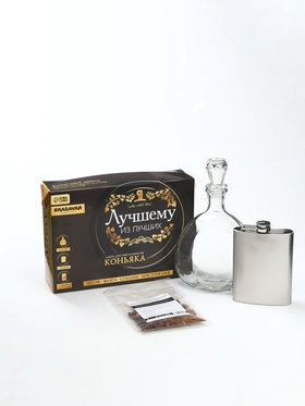 {{photo.Alt || photo.Description || 'УЦЕНКА Набор для приготовления алкоголя «Коньяк», набор трав и специй, штоф, фляга'}}