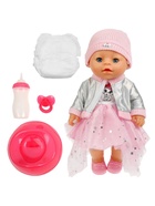 Кукла - пупс интерактивная «Анечка», 30 см, говорит 100 фраз, стихи А. Барто, пьёт, закрывает глазки, 4 аксессуара - Фото 3