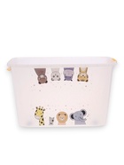 УЦЕНКА Контейнер для хранения без крышки «Зверята», 56 л, 60×40×36 см, на колёсах, прозрачный - Фото 8