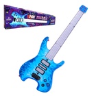 Уценка Музыкальная гитара «Рок-звезда», звук свет, синяя - Фото 1