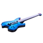 Уценка Музыкальная гитара «Рок-звезда», звук свет, синяя - Фото 2