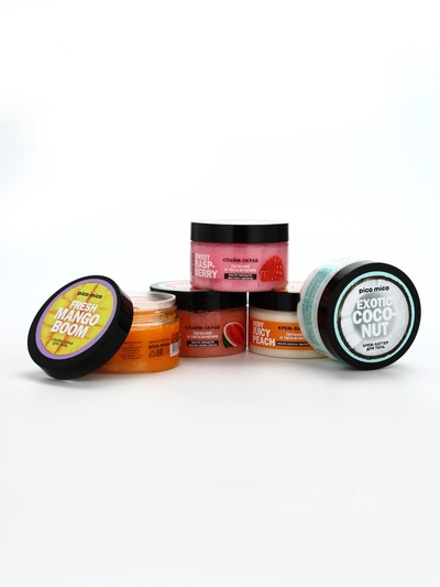 Скраб-слайм для тела Ice watermelon, питание и увлажнение, с ароматом арбуза, 250 г, PICO MICO