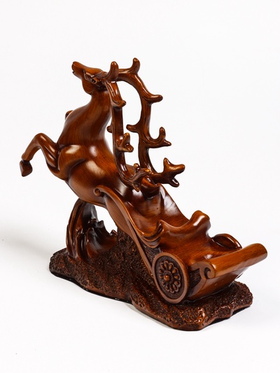 Подставка для бутылки "Олень" под дерево, 17.12.28см