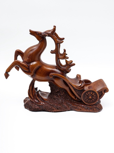 Подставка для бутылки "Олень" под дерево, 17.12.28см