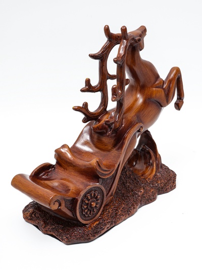 Подставка для бутылки "Олень" под дерево, 17.12.28см