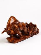 Подставка под бутылку TAKE IT EASY «Бык», полистоун под дерево, 49×11×22 см - Фото 17