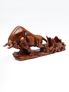 Подставка под бутылку TAKE IT EASY «Бык», полистоун под дерево, 49×11×22 см - Фото 3