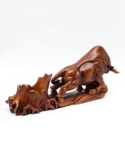 Подставка под бутылку TAKE IT EASY «Бык», полистоун под дерево, 49×11×22 см - Фото 6