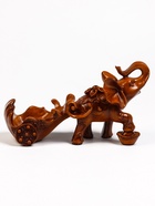 Подставка под бутылку TAKE IT EASY «Слон», полистоун под дерево, 34×13×20 см - Фото 11