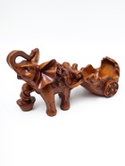 Подставка под бутылку TAKE IT EASY «Слон», полистоун под дерево, 34×13×20 см - Фото 3