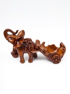 Подставка под бутылку TAKE IT EASY «Слон», полистоун под дерево, 34×13×20 см - Фото 4