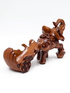 Подставка под бутылку TAKE IT EASY «Слон», полистоун под дерево, 34×13×20 см - Фото 6