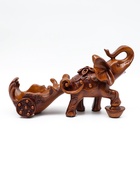 Подставка под бутылку TAKE IT EASY «Слон», полистоун под дерево, 34×13×20 см - Фото 7