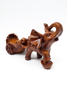 Подставка под бутылку TAKE IT EASY «Слон», полистоун под дерево, 34×13×20 см - Фото 8