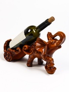 Подставка под бутылку TAKE IT EASY «Слон», полистоун под дерево, 34×13×20 см - Фото 9