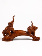 Подставка под бутылку TAKE IT EASY «Два слона», полистоун под дерево, 36×10×25 см - Фото 13