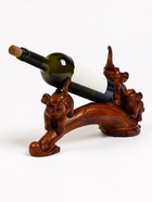 Подставка под бутылку TAKE IT EASY «Два слона», полистоун под дерево, 36×10×25 см - Фото 7