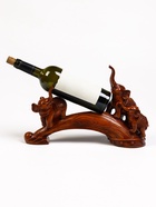 Подставка под бутылку TAKE IT EASY «Два слона», полистоун под дерево, 36×10×25 см - Фото 8