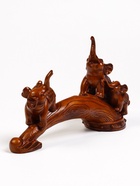 Подставка под бутылку TAKE IT EASY «Два слона», полистоун под дерево, 36×10×25 см - Фото 10