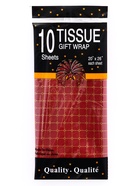 Бумага упаковочная тишью, «Шарм», винный, 50 см × 70 см 17 грамм - Фото 4