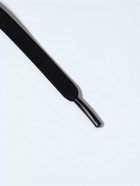 Шнурки для обуви, пара, плоские, с фиксаторами, эластичные, 8 мм, 100 см, чёрные - Фото 2