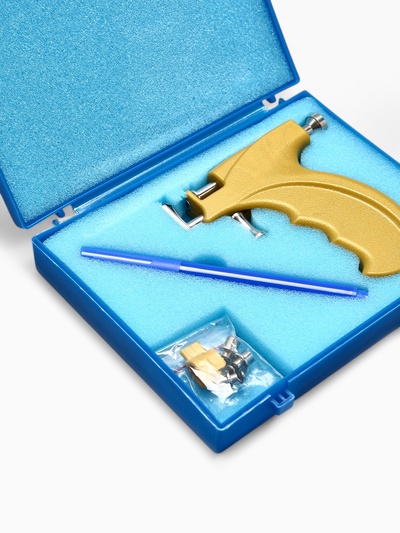 Пистолет для пирсинга «Автомат» многоразовый в коробке, бежевый