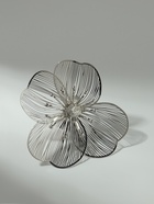 Кольцо «Цветок» стразинка, безразмерное, цвет серебро 10826364