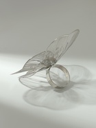 Кольцо «Цветок» стразинка, безразмерное, цвет серебро 10826364