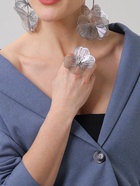 Кольцо «Цветок» стразинка, безразмерное, цвет серебро 10826364