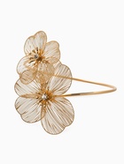 Браслет «Цветок» стразинка, цвет золото - Фото 2