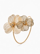 Браслет «Цветок» стразинка, цвет золото - Фото 3