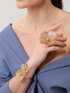 Браслет «Цветок» стразинка, цвет золото - фото 809238325