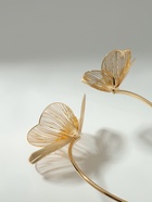 Браслет «Цветок» стразинка, цвет золото - фото 809238328