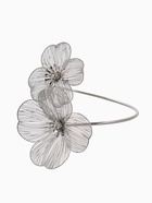 Браслет «Цветок» стразинка, цвет серебро - Фото 2