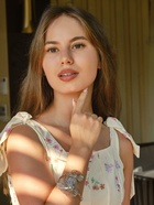 Браслет «Цветок» стразинка, цвет серебро - Фото 8