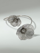 Браслет «Цветок» стразинка, цвет серебро - Фото 10