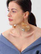 Серьги металл «Цветок» веточка, цвет золото - Фото 2