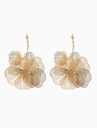 Серьги металл «Цветок» веточка, цвет золото - Фото 6