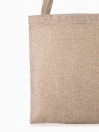 Сумка текстильная шопер на молнии, 33×0.5×38 см, бежевая - Фото 3