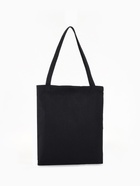 Сумка - шопер, на молнии, однотонная, чёрная - Фото 4